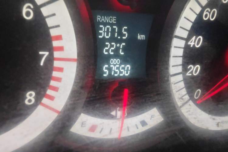 Used Suzuki Liana A6 2015 Hatchback 1.4L Manual Enjoyment Model Odometer Close Up