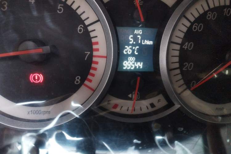 Used Suzuki Liana A6 2015 Hatchback 1.4L Manual Enjoyment Model Odometer Close Up