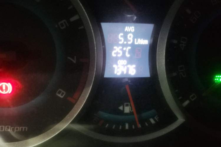 Used Suzuki Liana A6 2016 Hatchback 1.4L Manual – Ideal Version Odometer Close Up