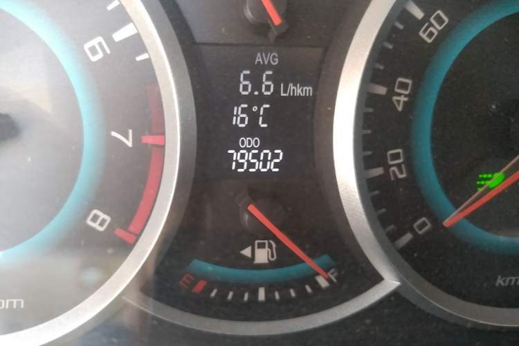 Used Suzuki Liana A6 2016 Hatchback 1.4L Manual Enjoyment Model Odometer Close Up