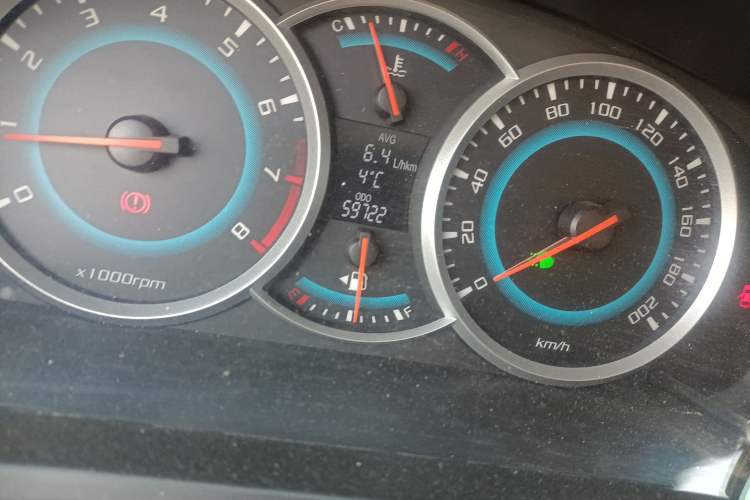 Used Suzuki Liana A6 2016 Hatchback 1.4L Manual Enjoyment Model Odometer Close Up