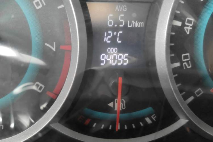 Used Suzuki Liana A6 2016 Hatchback 1.4L Manual Enjoyment Model Odometer Close Up