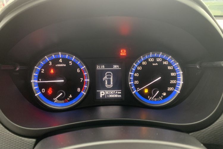 Used Suzuki S-Cross 2014 1.6L CVT Two-Wheel Drive Entry Model Odometer Close Up