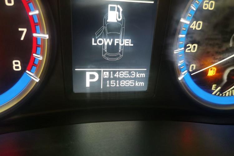 Used Suzuki S-Cross 2014 1.6L CVT Four-Wheel Drive Luxury Version Odometer Close Up