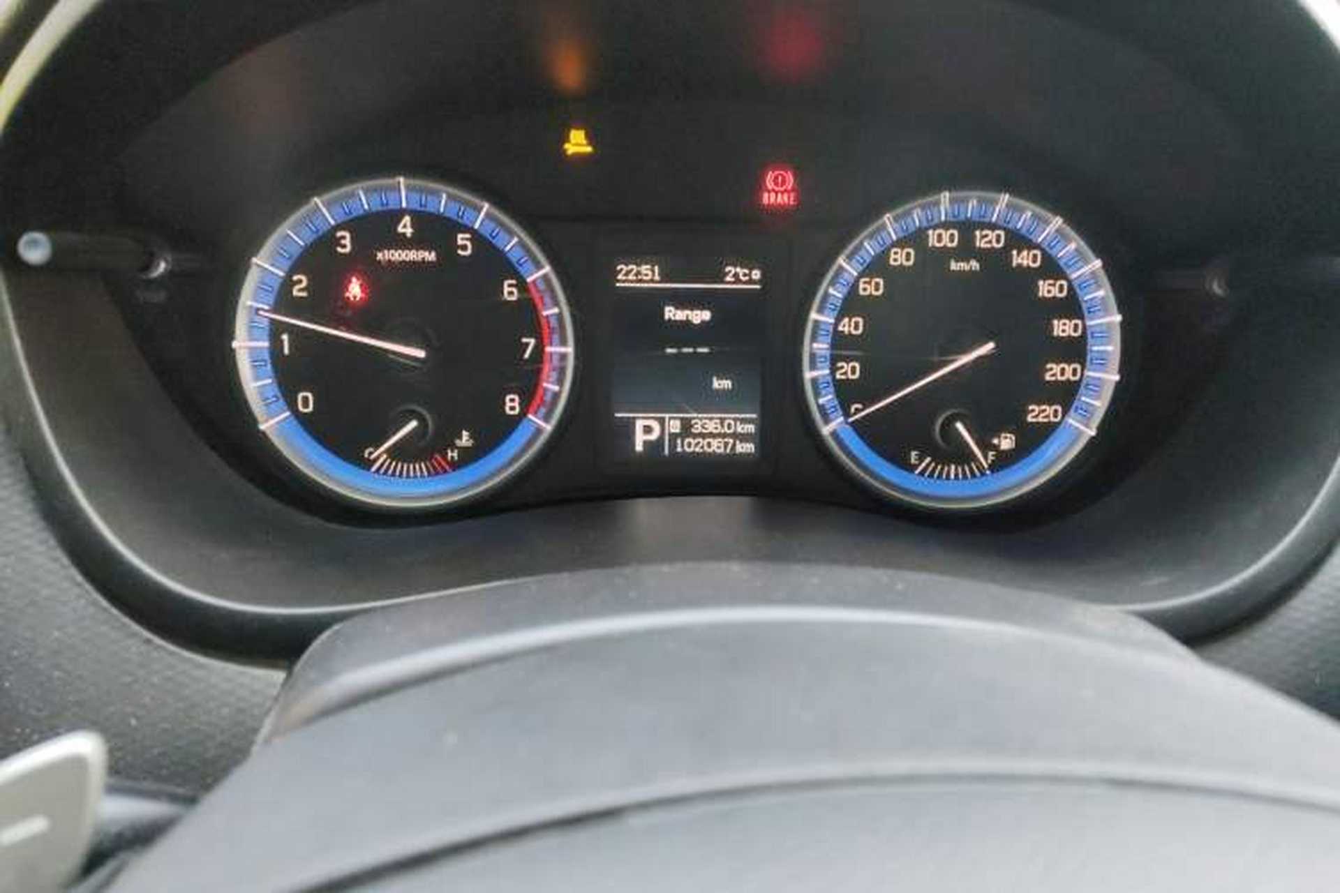 Used Suzuki S-Cross 2014 1.6L CVT Two-Wheel Drive Elite Version Odometer Close Up