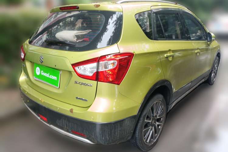 Used Suzuki S-Cross 2014 1.6L CVT Four-Wheel Drive Luxury Version Rear Right 45 Deg