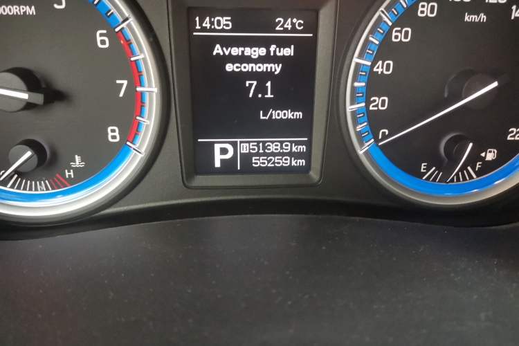 Used Suzuki S-Cross 2014 1.6L CVT Two-Wheel Drive Elite Version Odometer Close Up