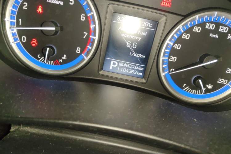 Used Suzuki S-Cross 2014 1.6L CVT Two-Wheel Drive Elite Version Odometer Close Up