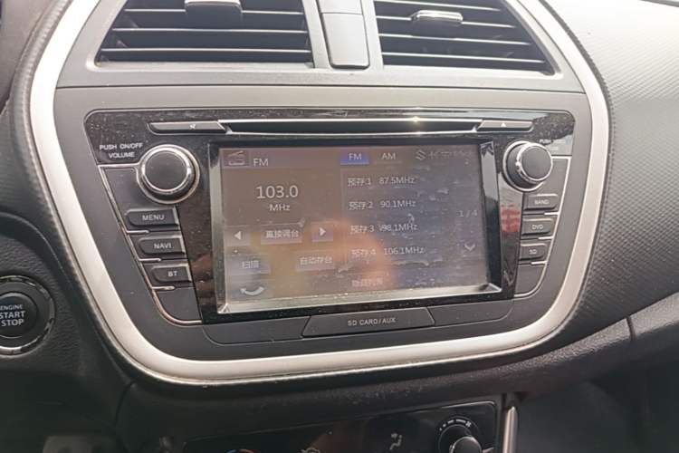 Used Suzuki S-Cross 2014 1.6L Manual Two-Wheel Drive Elite Model Audio And AC Panel