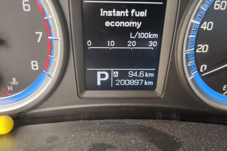 Used Suzuki S-Cross 2014 1.6L CVT Two-Wheel Drive Elite Version Odometer Close Up
