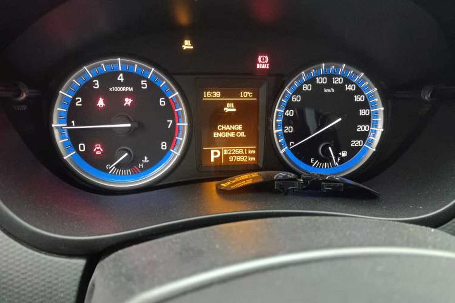 Used Suzuki S-Cross 2014 1.6L CVT Two-Wheel Drive Entry Model Instrument Cluster