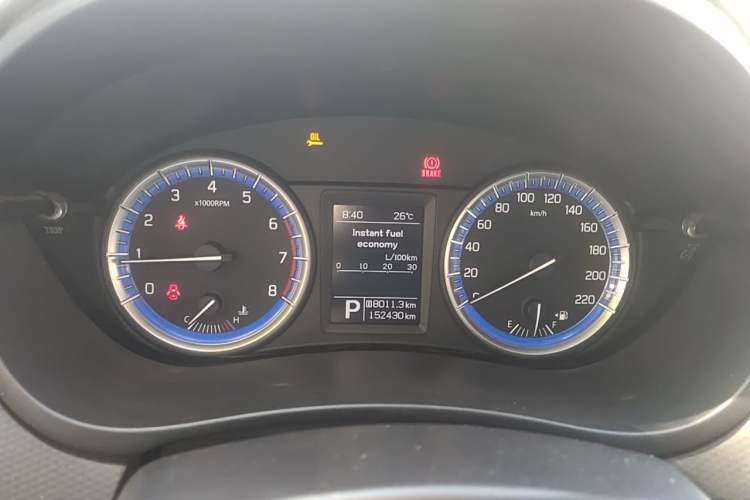 Used Suzuki S-Cross 2014 1.6L CVT Two-Wheel Drive Entry Model Instrument Cluster