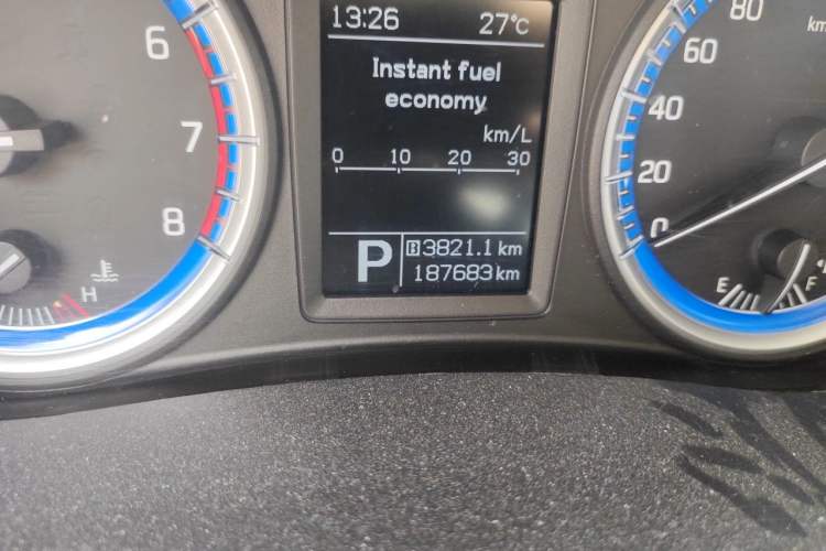 Used Suzuki S-Cross 2014 1.6L CVT Two-Wheel Drive Elite Version Odometer Close Up