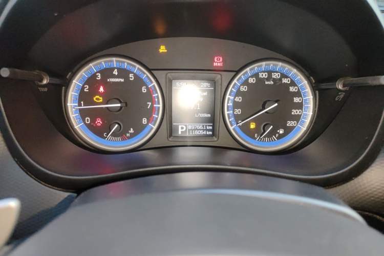 Used Suzuki S-Cross 2014 1.6L CVT Two-Wheel Drive Elite Version Odometer Close Up