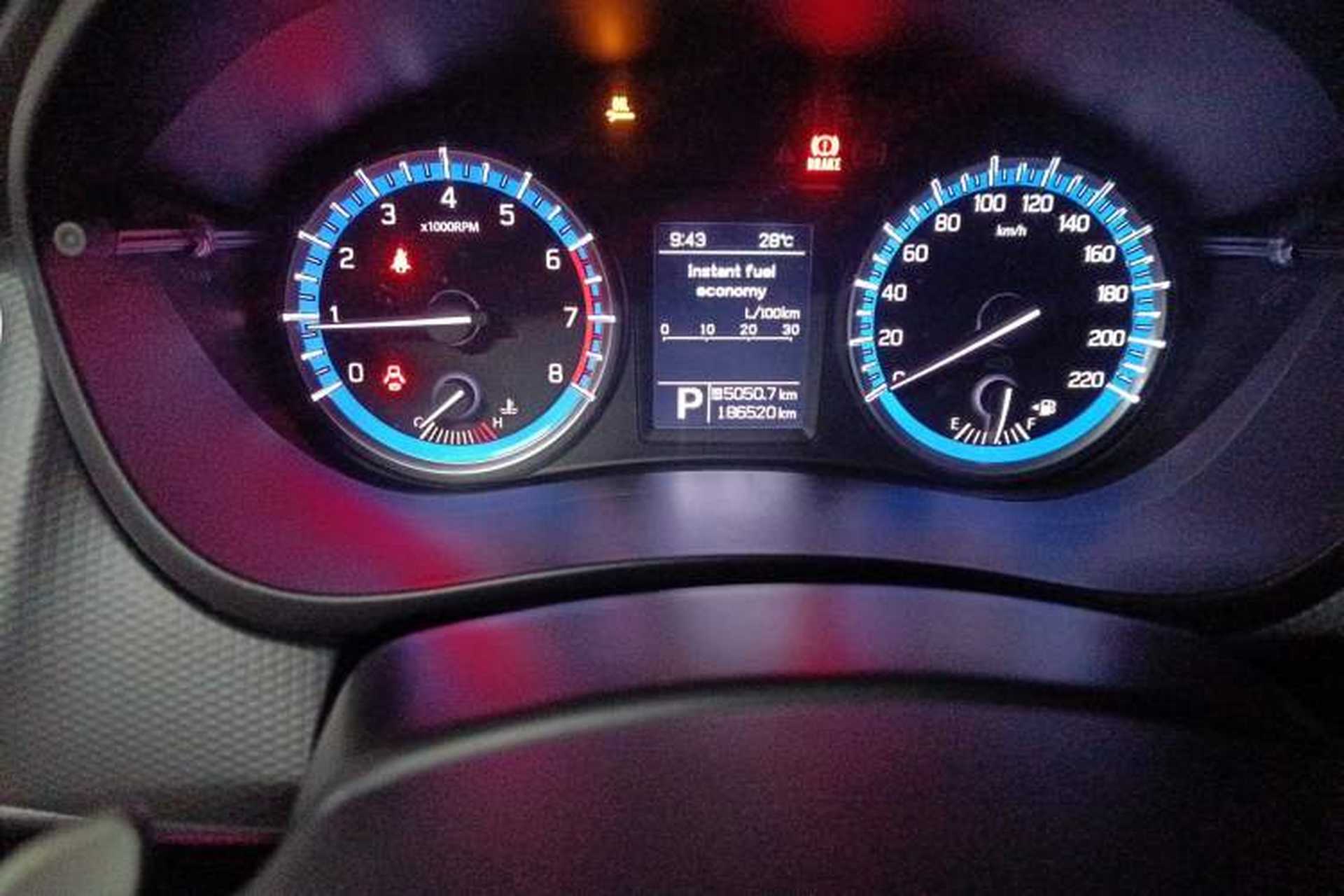Used Suzuki S-Cross 2014 1.6L CVT Two-Wheel Drive Elite Version Odometer Close Up