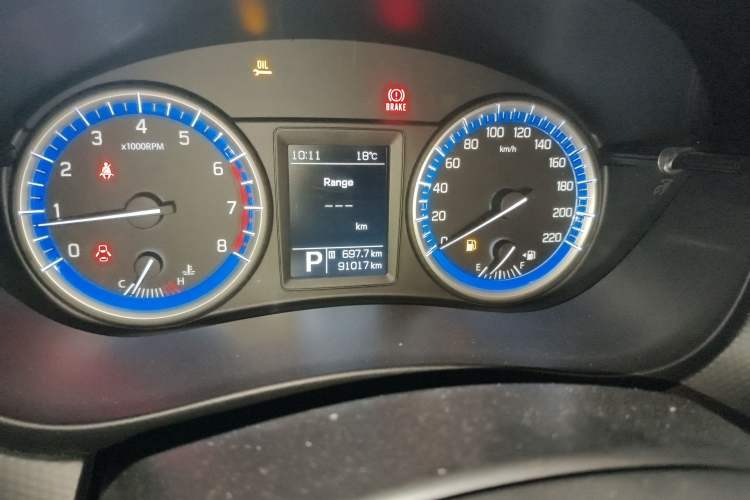Used Suzuki S-Cross 2014 1.6L CVT Two-Wheel Drive Elite Version Odometer Close Up
