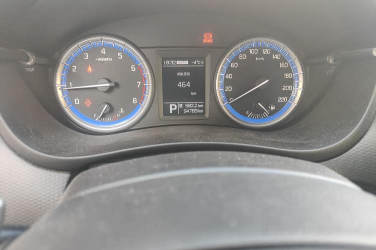 Used Suzuki S-Cross 2014 1.6L CVT Four-Wheel Drive Luxury Version Odometer Close Up