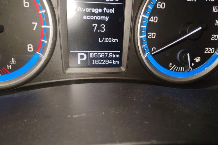 Used Suzuki S-Cross 2014 1.6L CVT Four-Wheel Drive Luxury Version Odometer Close Up