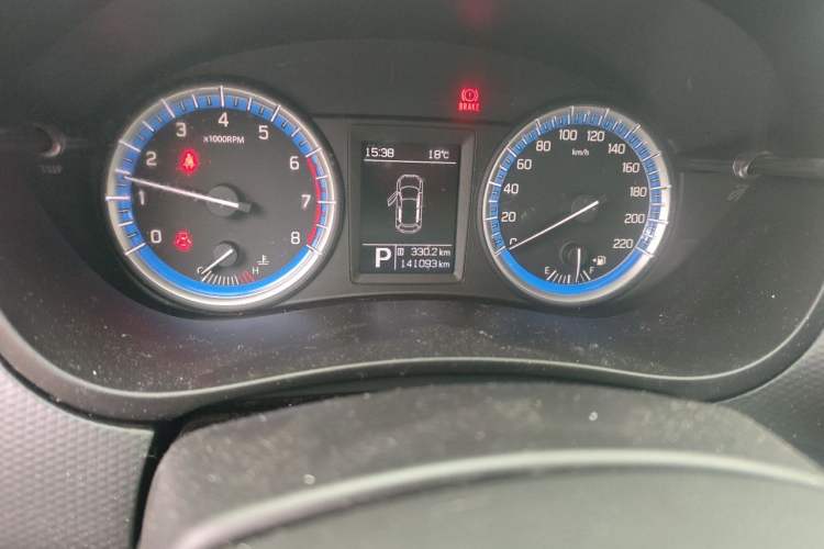 Used Suzuki S-Cross 2014 1.6L CVT Two-Wheel Drive Elite Version Odometer Close Up