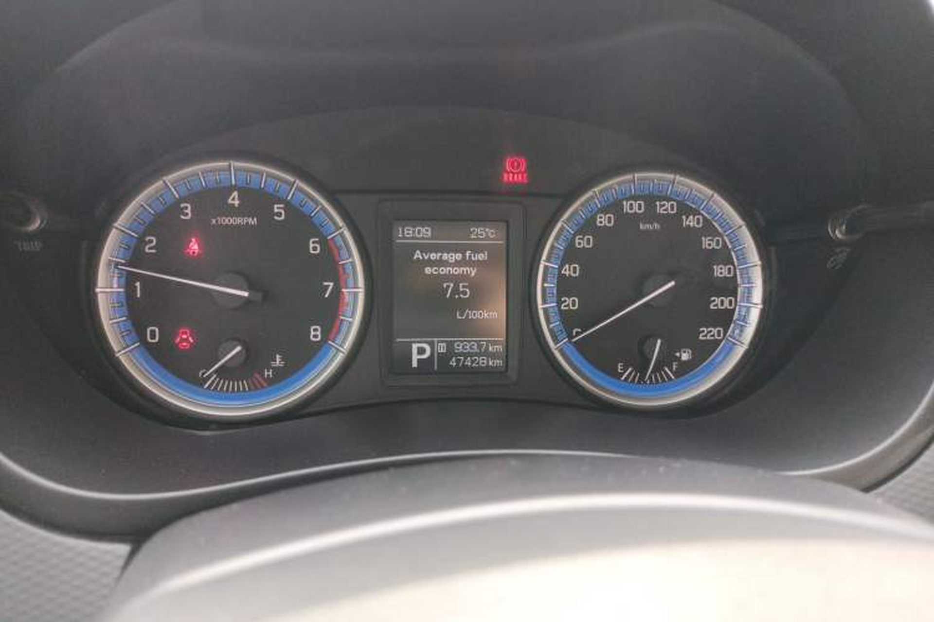 Used Suzuki S-Cross 2014 1.6L CVT Two-Wheel Drive Entry Model Odometer Close Up