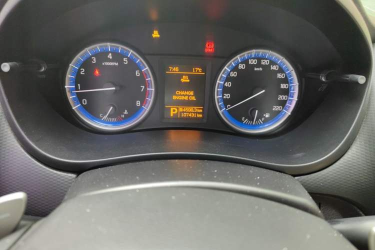 Used Suzuki S-Cross 2014 1.6L CVT Two-Wheel Drive Elite Version Odometer Close Up