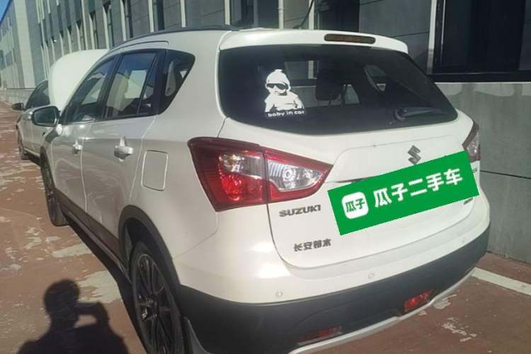 Used Suzuki S-Cross 2014 1.6L CVT Four-Wheel Drive Luxury Version Rear Left 45 Deg