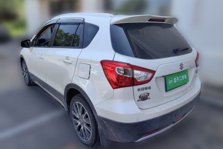 Used Suzuki S-Cross 2014 1.6L CVT Four-Wheel Drive Luxury Version Rear Left 45 Deg