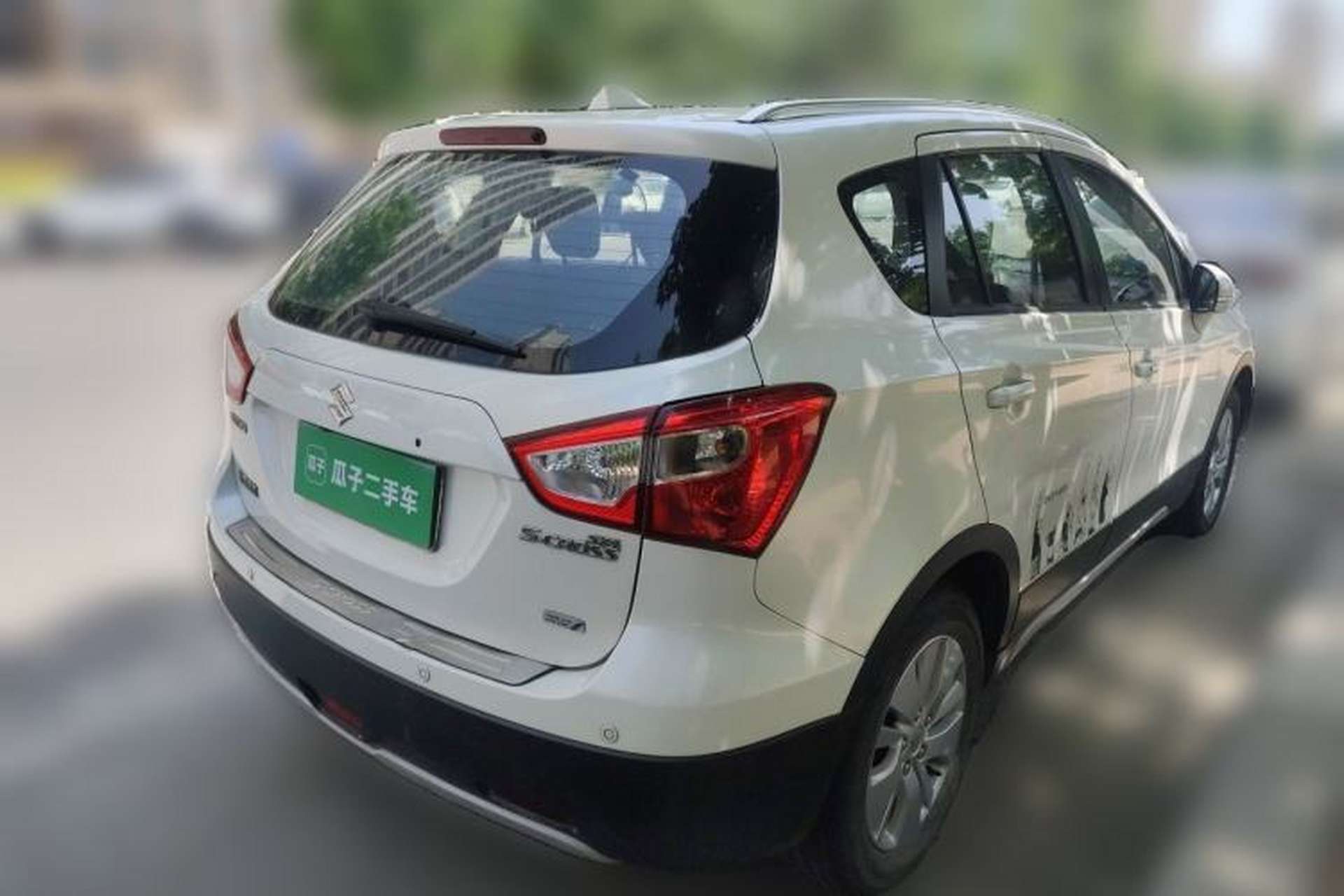 Used Suzuki S-Cross 2014 1.6L Manual Two-Wheel Drive Elite Model Rear Right 45 Deg