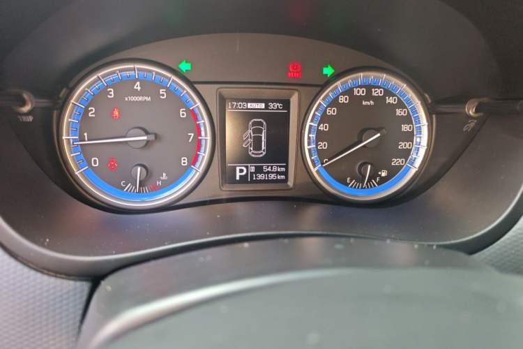 Used Suzuki S-Cross 2014 1.6L CVT Four-Wheel Drive Luxury Version Odometer Close Up