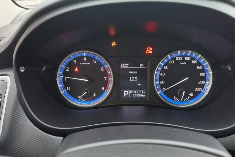 Used Suzuki S-Cross 2015 1.6L CVT Two-Wheel Drive Entry-Level Trim Instrument Cluster