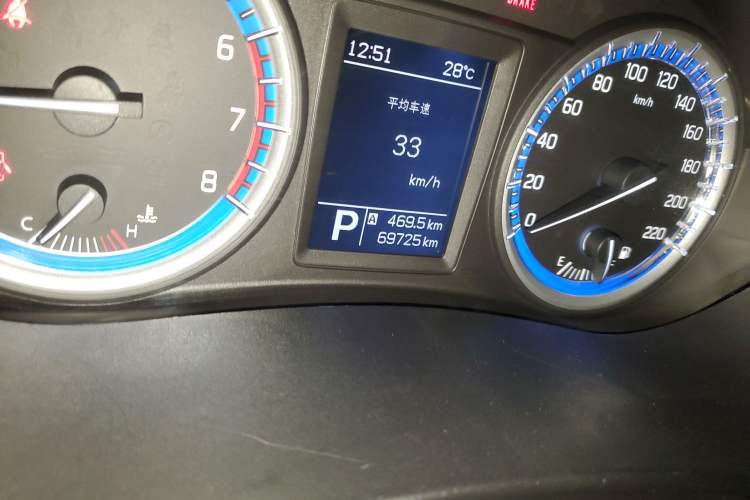 Used Suzuki S-Cross 2015 1.6L CVT Two-Wheel Drive Elite Version Odometer Close Up