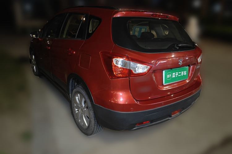 Used Suzuki S-Cross 2015 1.6L CVT Two-Wheel Drive Entry-Level Trim Rear Left 45 Deg
