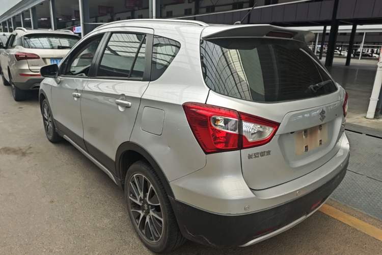 Used Suzuki S-Cross 2015 1.6L CVT Four-Wheel Drive Elite Model Rear Left 45 Deg