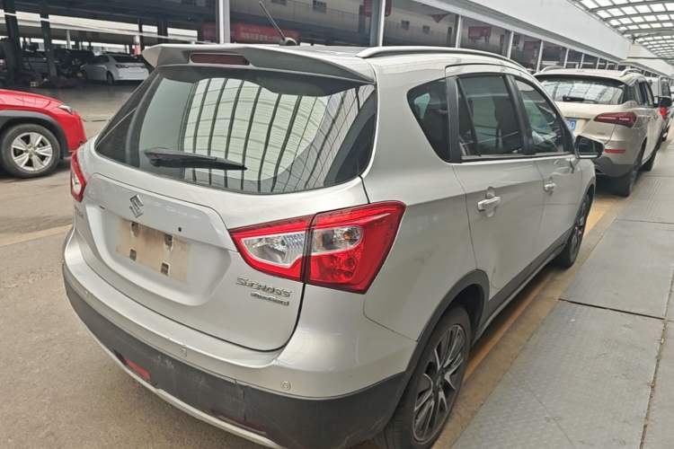 Used Suzuki S-Cross 2015 1.6L CVT Four-Wheel Drive Elite Model Rear Right 45 Deg