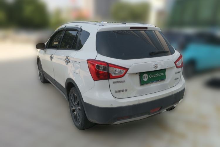 Used Suzuki S-Cross 2015 1.6L CVT Four-Wheel Drive Elite Model Rear Left 45 Deg