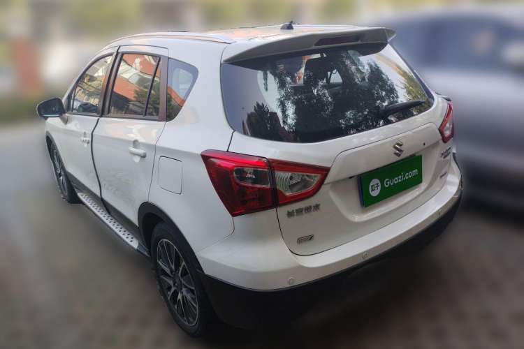 Used Suzuki S-Cross 2015 1.4T Automatic 4x4 Prestige Model Rear Left 45 Deg