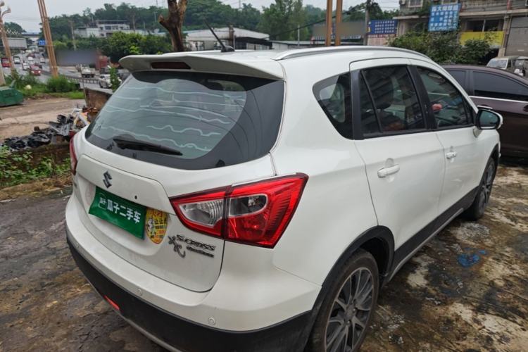 Used Suzuki S-Cross 2015 1.6L CVT Four-Wheel Drive Elite Model Rear Right 45 Deg