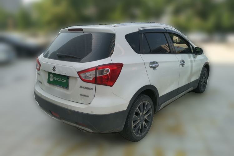 Used Suzuki S-Cross 2015 1.6L CVT Four-Wheel Drive Elite Model Rear Right 45 Deg