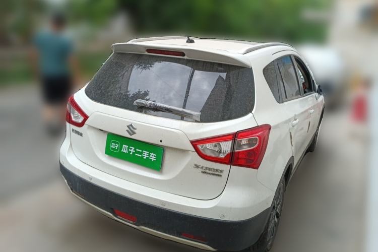 Used Suzuki S-Cross 2015 1.6L CVT Four-Wheel Drive Elite Model Rear Right 45 Deg