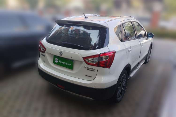 Used Suzuki S-Cross 2015 1.4T Automatic 4x4 Prestige Model Rear Right 45 Deg