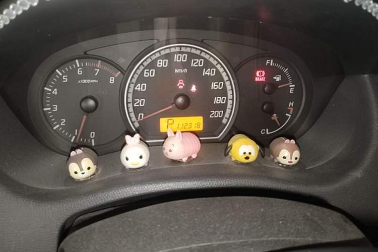 Used Suzuki Swift 2008 Sunny Blue 1.3L Automatic Xuanle Edition Odometer Close Up