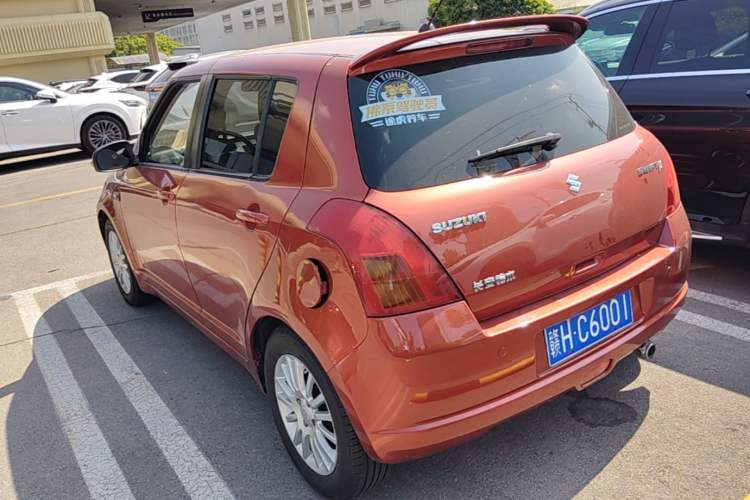 Used Suzuki Swift 2008 1.5L Automatic – Ultra-Stylish Xuanrui Edition Rear Left 45 Deg