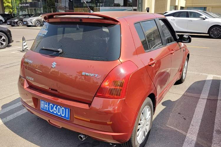 Used Suzuki Swift 2008 1.5L Automatic – Ultra-Stylish Xuanrui Edition Rear Right 45 Deg