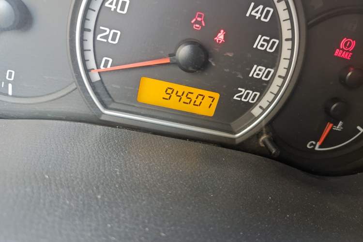 Used Suzuki Swift 2009 1.3L Manual Value Edition Odometer Close Up