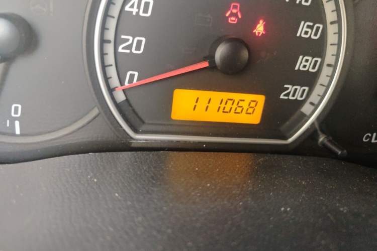 Used Suzuki Swift 2009 1.3L Manual Value Edition Odometer Close Up