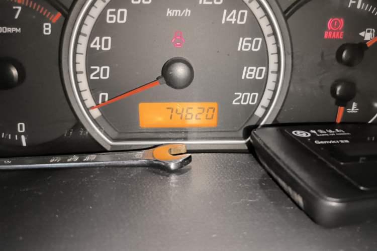Used Suzuki Swift 2009 1.3L Manual Value Edition Odometer Close Up