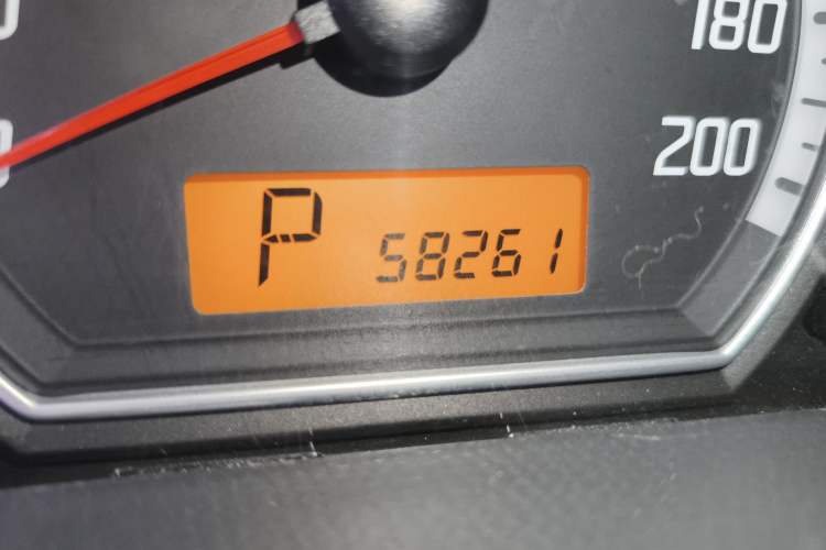 Used Suzuki Swift 2009 1.3L Automatic Value Edition Odometer Close Up
