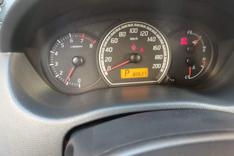 Used Suzuki Swift 2009 1.3L Automatic Value Edition Odometer Close Up