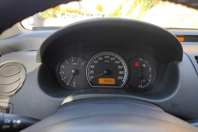 Used Suzuki Swift 2011 1.3L Manual Value Edition Odometer Close Up