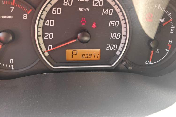 Used Suzuki Swift 2011 1.5L Automatic Sport Edition Odometer Close Up